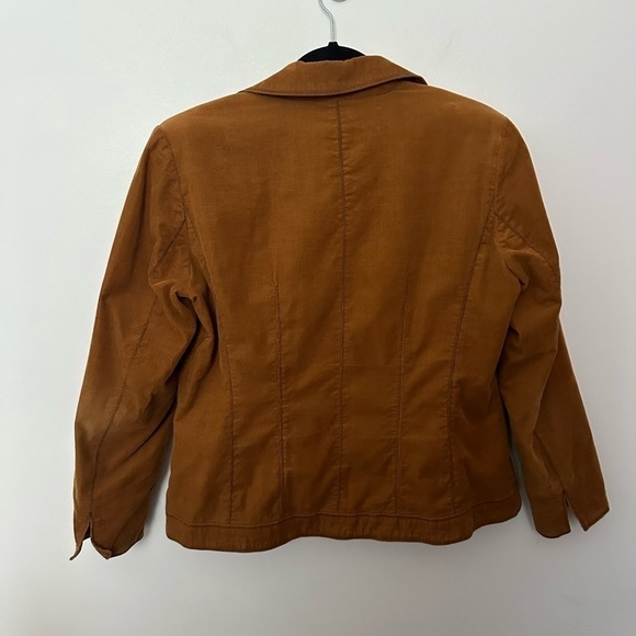 Coldwater Creek Blazer Tan Corduroy Western Vibes Neutral Brown Women’s Medium. - Picture 5 of 11